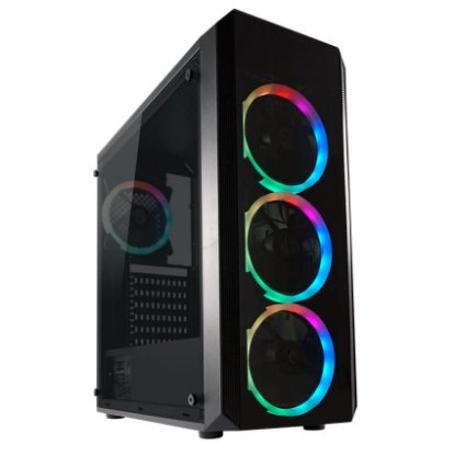 Kućište LC POWER LC-703B-ON Quad-Luxx, MIDI, ATX, window, crno, bez napajanja