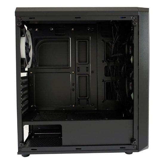 Kućište LC POWER LC-703B-ON Quad-Luxx, MIDI, ATX, window, crno, bez napajanja