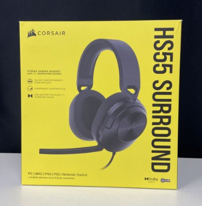 RABLJENI - Slušalice CORSAIR HS55 Surround, mikrofon, crne