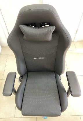 RABLJENI - Gaming stolica EPOCH Hyperion, crna, sa sustavom za hlađenje