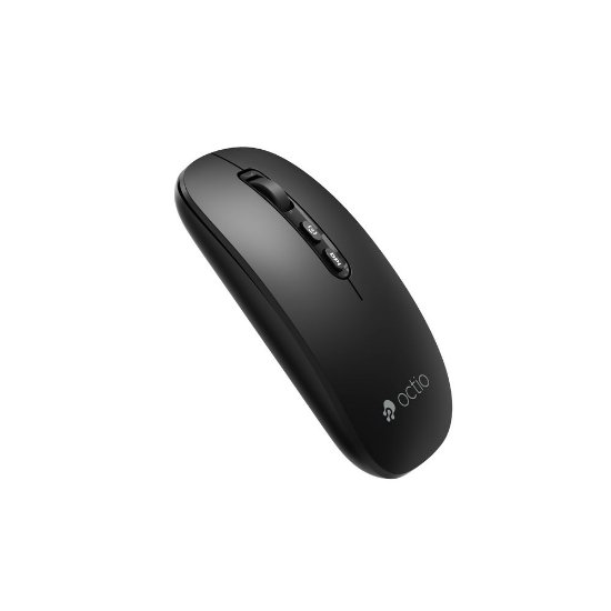 Miš OCTIO Smart M250WBT, optički, bežični, BT,1600dpi, crni