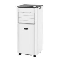 Prijenosni klima uređaj ELIT E-2509C CoolGo, hlađenje 2,6 kW, energetski razred A
