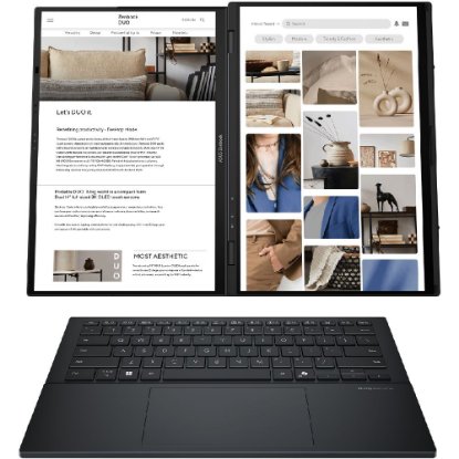 Laptop ASUS Zenbook UX8406CA-QL077X / Core Ultra 7 265K, 32GB, 1TB SSD, Intel HD Graphics, 14" WUXGA 120Hz OLED, Windows 11 Pro, sivi