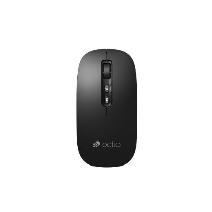 Miš OCTIO Smart M250WBT, optički, bežični, BT,1600dpi, crni