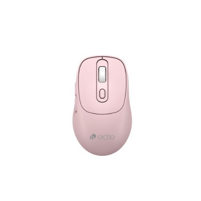 Miš OCTIO Style M320W, optički, bežični, 1600dpi, rozi