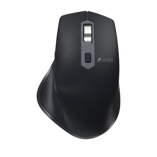 Miš OCTIO Ergo M340WBT, optički, bežični, BT,2400dpi, crni