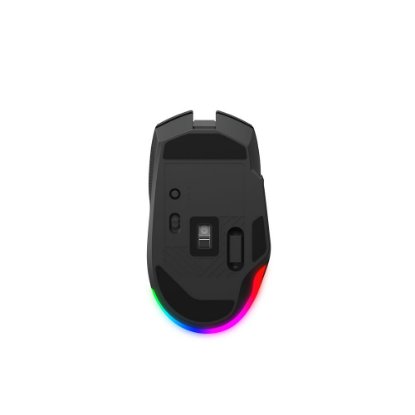 Miš OCTIO Ergo M350WBT, RGB, optički, bežični, BT,4800dpi, crni