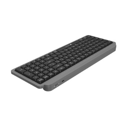 Tipkovnica OCTIO Pro K350W, bežična, crno-siva