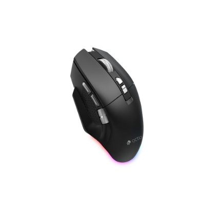 Miš OCTIO Ergo M350WBT, RGB, optički, bežični, BT,4800dpi, crni