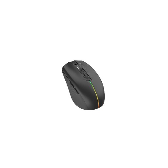 Miš OCTIO Style M310WBT, RGB, optički, bežični, BT,1600dpi, crni