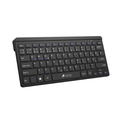 Tipkovnica OCTIO Compact K300WBT, bežična, BT, crna