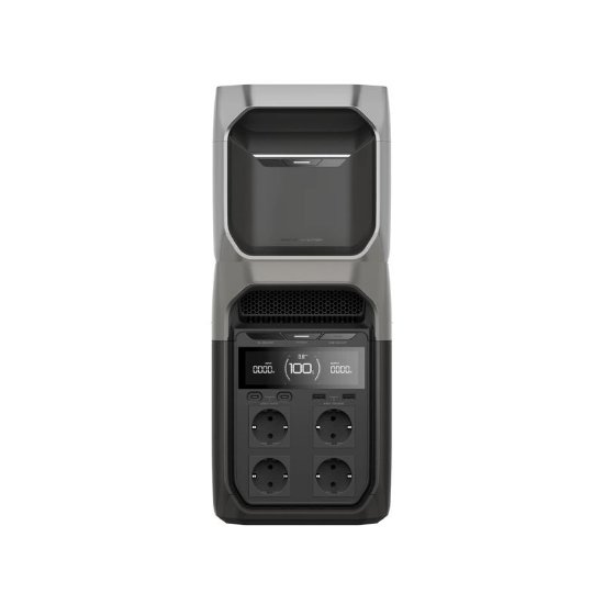 Dodatna baterija za energetsku stanicu ECOFLOW Delta 3, 1024Wh, siva