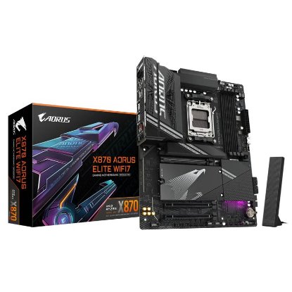 Matična ploča GIGABYTE X870 Aorus Elite WiFi 7, AMD X870, DDR5, ATX, s. AM5