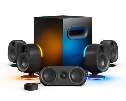 Zvučnici STEELSERIES Arena 9, 5.1, Bluetooth, RGB, crni