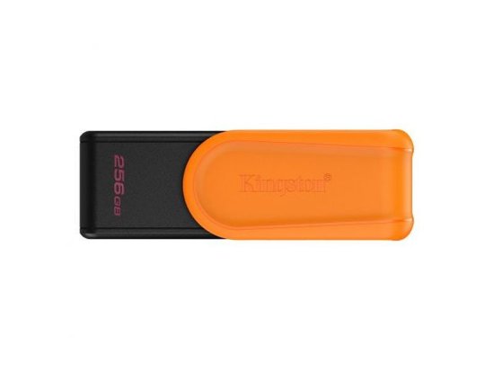 Memorija USB 3.2 FLASH DRIVE, 256GB, KINGSTON DataTraveler Exodia S DTXS/256GB, crno/narančasta