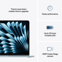 Laptop APPLE MacBook Air mc6t4cr/a / M-Series M4, 16GB, 256GB SSD, Apple 8-Core GPU, 13.6" 2560x1664 IPS, macOS, plavi