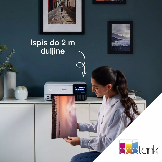 Multifunkcijski printer EPSON Ecotank L8160 printer/scanner/copy, 5760 x 1440, WiFi, USB