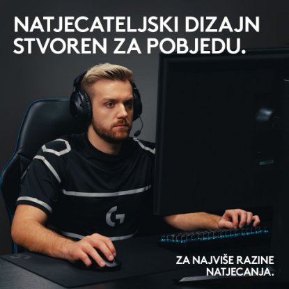 Tipkovnica LOGITECH G Pro X TKL LIGHTSPEED, mehanička, tactile, bežična, RGB, roza