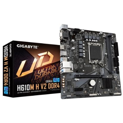 Matična ploča GIGABYTE H610M H V2, Intel H610, DDR4, mATX, s. 1700