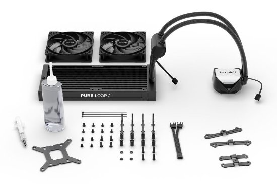 Vodeno hlađenje BE QUIET Pure Loop 2 240mm, RGB, CPU hlađenje, za Intel i AMD