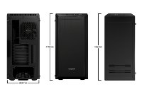 Kućište BE QUIET Pure Base 600, ATX, prozor, crno, bez napajanja