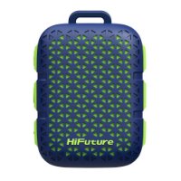 Zvučnik HIFUTURE Pocket S, bluetooth, vodootporan, 5W, plavo-zeleni