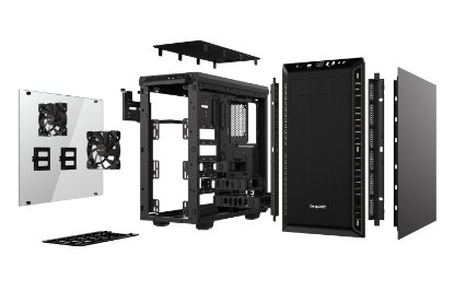 Kućište BE QUIET Pure Base 600, ATX, prozor, crno, bez napajanja