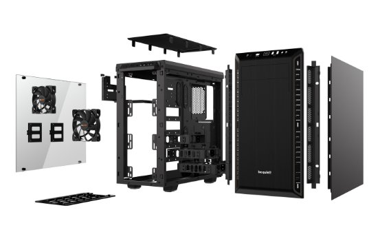 Kućište BE QUIET Pure Base 600, ATX, prozor, crno, bez napajanja