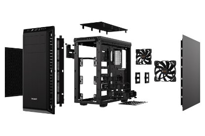 Kućište BE QUIET Pure Base 600, ATX, crno, bez napajanja