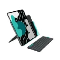Tipkovnica za tablet LOGITECH Flip Folio V2, za ipad Pro & Air 13", Bluetooth, bežična, crna