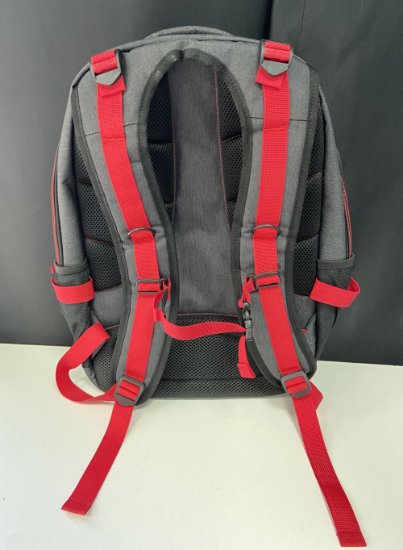 RABLJENI - Ruksak za laptop ELEMENT Armour 17.3", crno/crveni