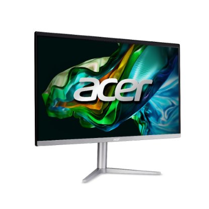 Računalo AiO ACER Aspire C24-1300 DQ.BL0EX.002 / Ryzen 5 7520U, 16GB, 1 TB SSD, AMD Radeon Graphics, 23.8" FHD, tipkovnica, miš, bez OS, srebrno