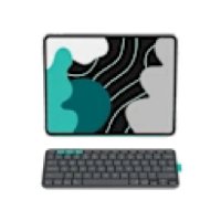 Tipkovnica za tablet LOGITECH Flip Folio V2, za ipad Pro & Air 13", Bluetooth, bežična, crna