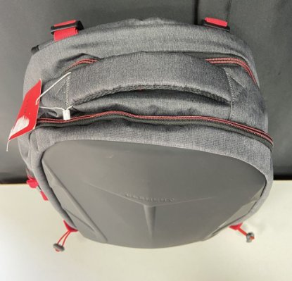 RABLJENI - Ruksak za laptop ELEMENT Armour 17.3", crno/crveni