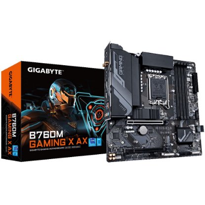 Matična ploča GIGABYTE B760M Gaming X AX, Intel B760, DDR5, mATX, s. 1700