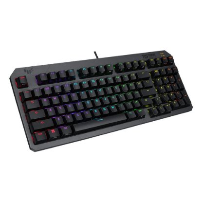 Tipkovnica ASUS TUF Gaming K3 Gen II, RGB, mehanička, optički switch, US/HR Layout, crna, USB