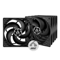 Ventilator ARCTIC P14 PWM PST VP (5 komada u pakiranju), 140mm, 1700 okr/min, crni