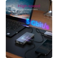 Docking station ICY BOX IB-DK4040-CPD, USB-C na USB-C PD 100W, HDMI, VGA, LAN, 3x USB-A, SD/microSD, audio, crni
