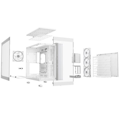 Kućište BE QUIET Light Base 900 FX, E-ATX, bijelo, bez napajanja
