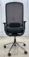 RABLJENI - Ergonomska uredska stolica ERGOVISION Flex 02, crna