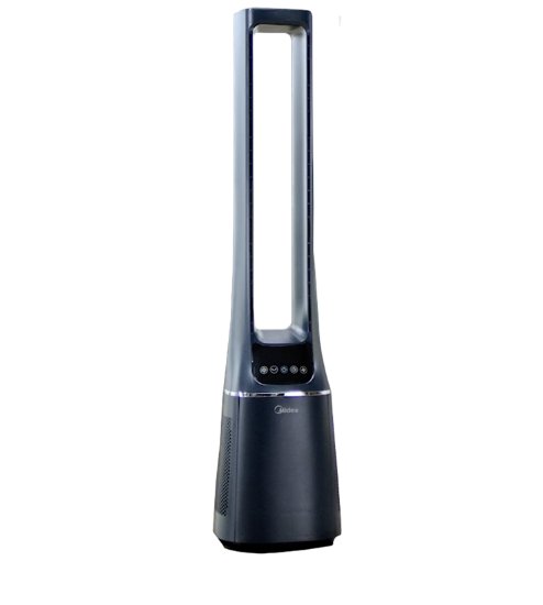 Ventilator i pročišćivač zraka MIDEA AMS150-PBW, stupni, Smart, WiFi, 10 brzina, crni