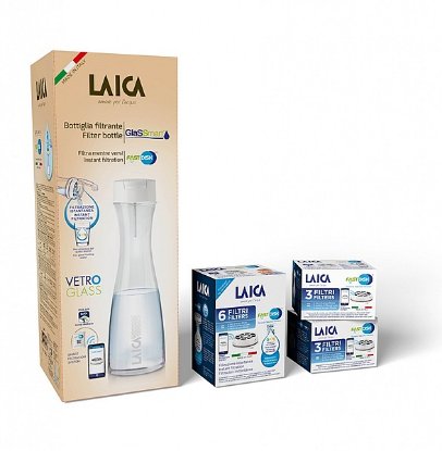 Boca za vodu LAICA GlaSSmart, staklena