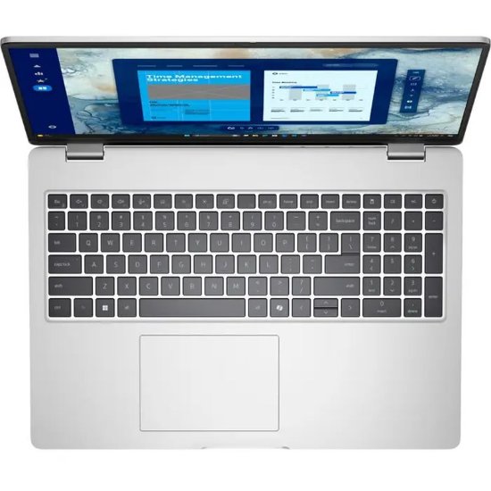 Laptop DELL Pro 16 / Core Ultra 7 255U, 16GB, 512GB SSD, Intel HD Graphics, 16" WUXGA IPS, Windows 11 Pro, srebrni