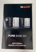 RABLJENI - Kućište BE QUIET Pure Base 501LX, ATX, prozor, bijelo, bez napajanja