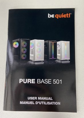 RABLJENI - Kućište BE QUIET Pure Base 501LX, ATX, prozor, bijelo, bez napajanja
