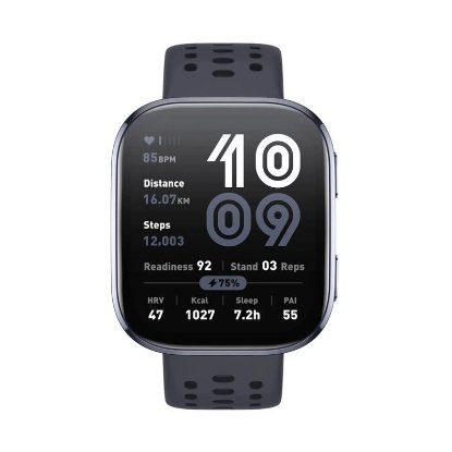 Pametni sat AMAZFIT Bip 6, pametne obavijesti, crni