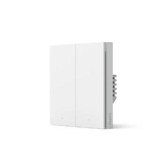Pametni dupli zidni prekidač AQARA Smart Wall Switch H1, s neutralnom žicom, bijeli
