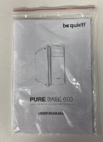 RABLJENI - Kućište BE QUIET Pure Base 600, ATX, prozor, crno-narančasto, bez napajanja