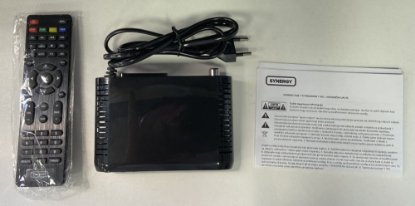 RABLJENI - TV tuner SYNERGY T-202, DVB-T2 HEVC265, SCART, LAN, HDMI, zemaljski, crni