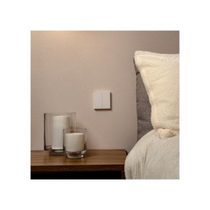 Pametni dupli zidni prekidač AQARA Smart Wall Switch H1, s neutralnom žicom, bijeli